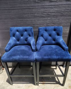 Navy Blue Bar Stools