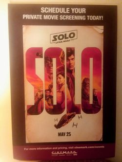 Sta wars Han solo movie poster 27x40