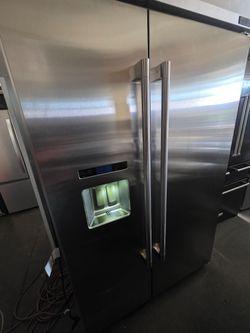 48" JENN AIR BUILT IN STAINLESS STEEL REFRIGERATOR