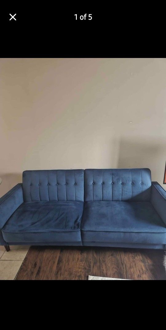Navy Blue Futon