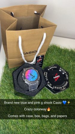 G shock casio(blue and pink)