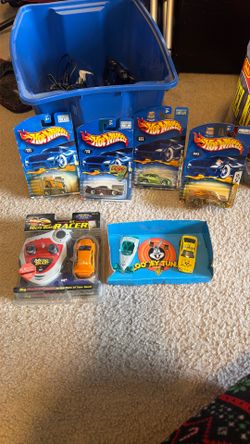 Hot Wheels Cars & A Mini Remote Car 