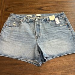 New Plus Size Denim Shorts 