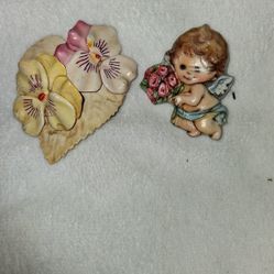 Set Of Old Brooches 