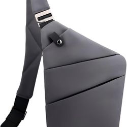 Anti Theft Travel Bag, One Shoulder Large Capacity Cross-body Bag Chest  Lightweight Sling Bag