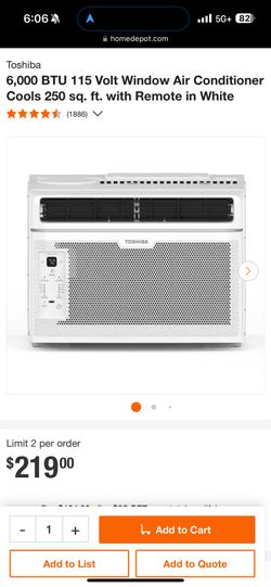 Toshiba Window AC unit