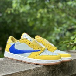Travis Scott x Wmns Air Jordan 1 Retro Low OG SP 'Canary'