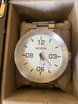 Nixon silver watch
