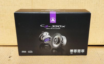 JL Audio Car Speakers 3.25" 2-Way Coaxial Speaker System 75 Watts C2-350X 🚨 Payment Options Available 🚨 No Credit Needed 🚨