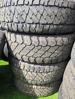 All terrain tires 275 65 20 LT 10plys