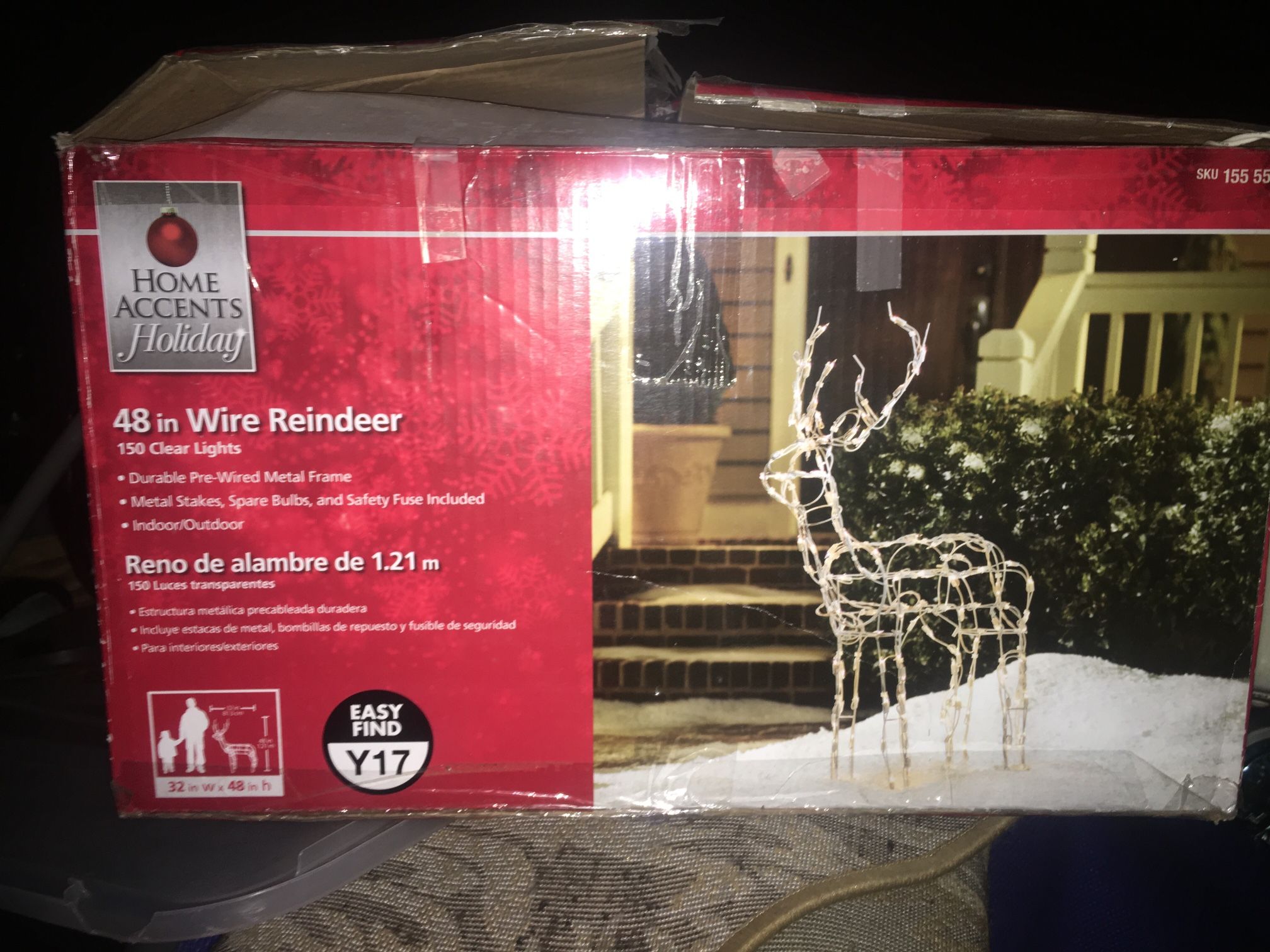 Nice 4 Foot Wire Deere Light Up And Box Only $30 Firm