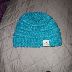 Small Turquoise Beanie 