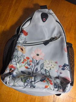 Floral backpack.  New.