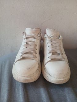 Alexander McQueen White Leather Sneakers