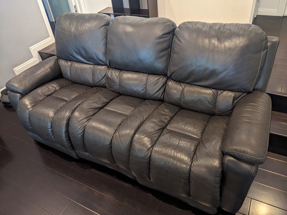 La-Z-Boy Power Reclining Leather Sofa