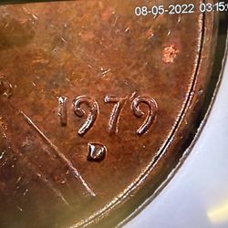 1979 D Lincoln Penny Tripled Notches 