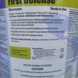 Disinfectant Cleaner/Limpiador Y Disinfectante