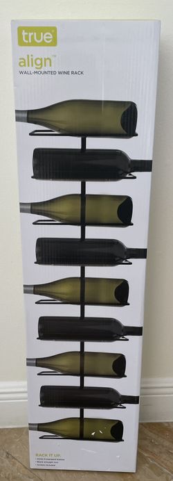 New True Wine Rack- Holds 9 Bottles