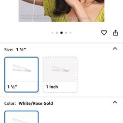 T3 SinglePass Professional Flat Iron with Extra-Long Ceramic Plates for Faster Styling, 5 Heat Settings for All Hair Types, For Straightening, Curling