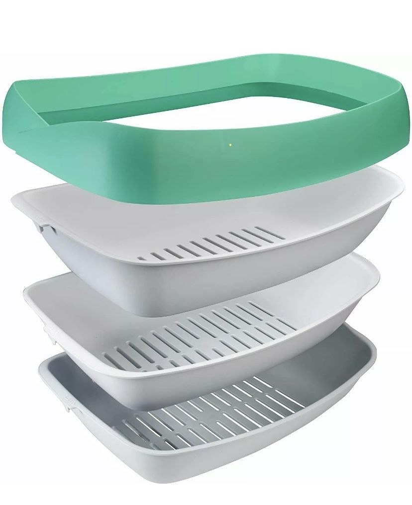 Litter Box- 3 Sifting Tray System