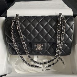 chanel bag with silver hardware