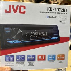 Car Auto Radio JVC Receiver stereo, aftermarket radio