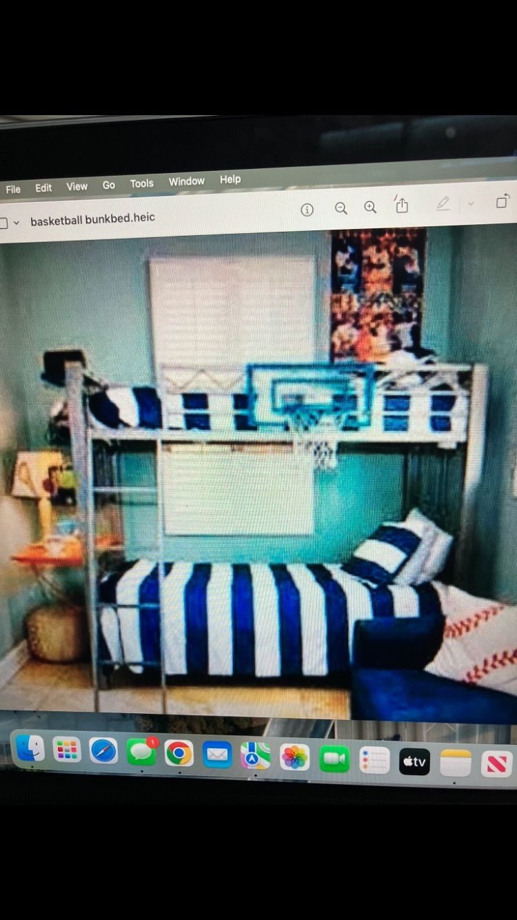 Metal Basketball Bunk Bed