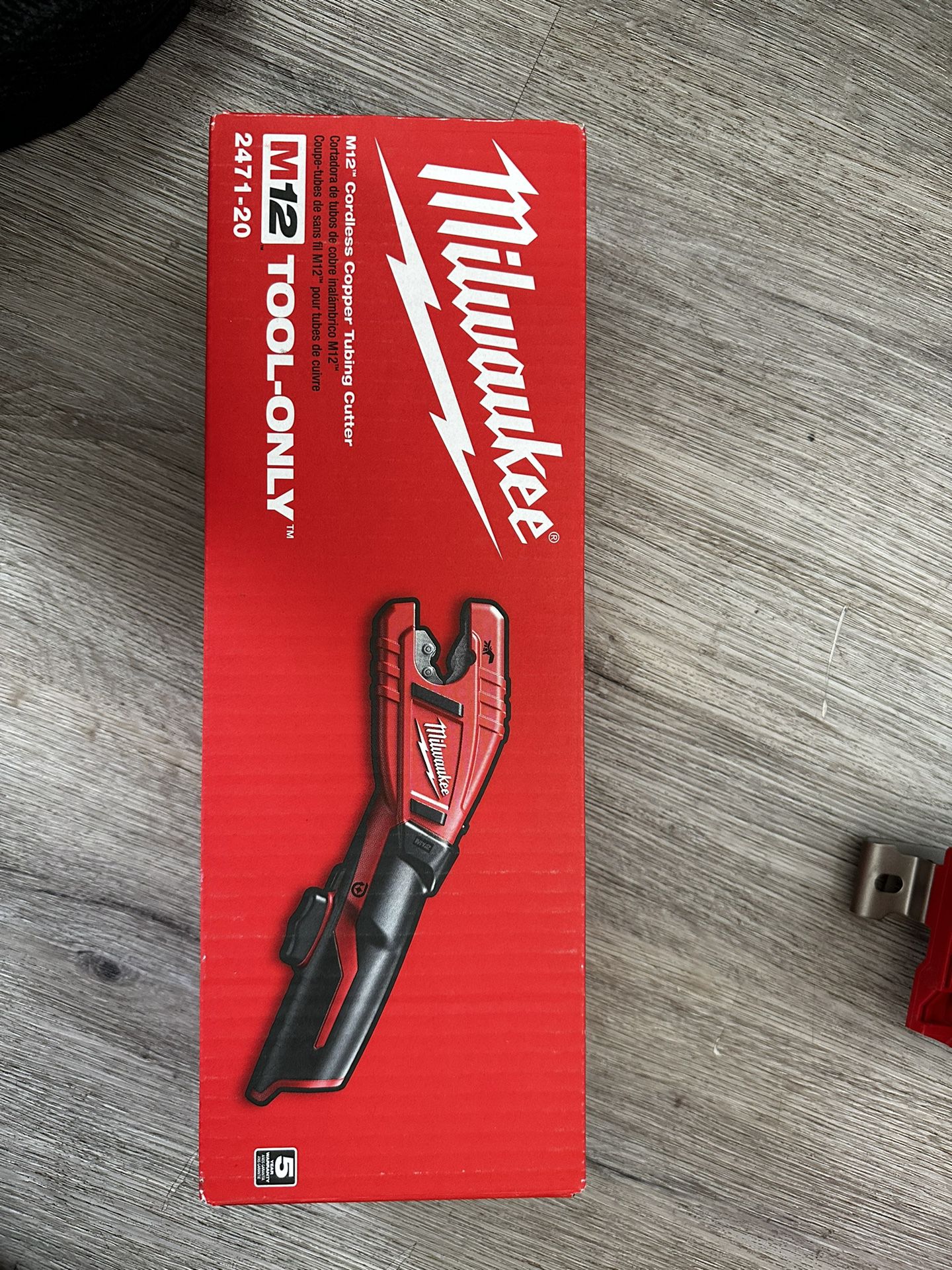 Milwaukee 2471-20 M12 Cordless Copper Tubing Cutter - Red for sale online