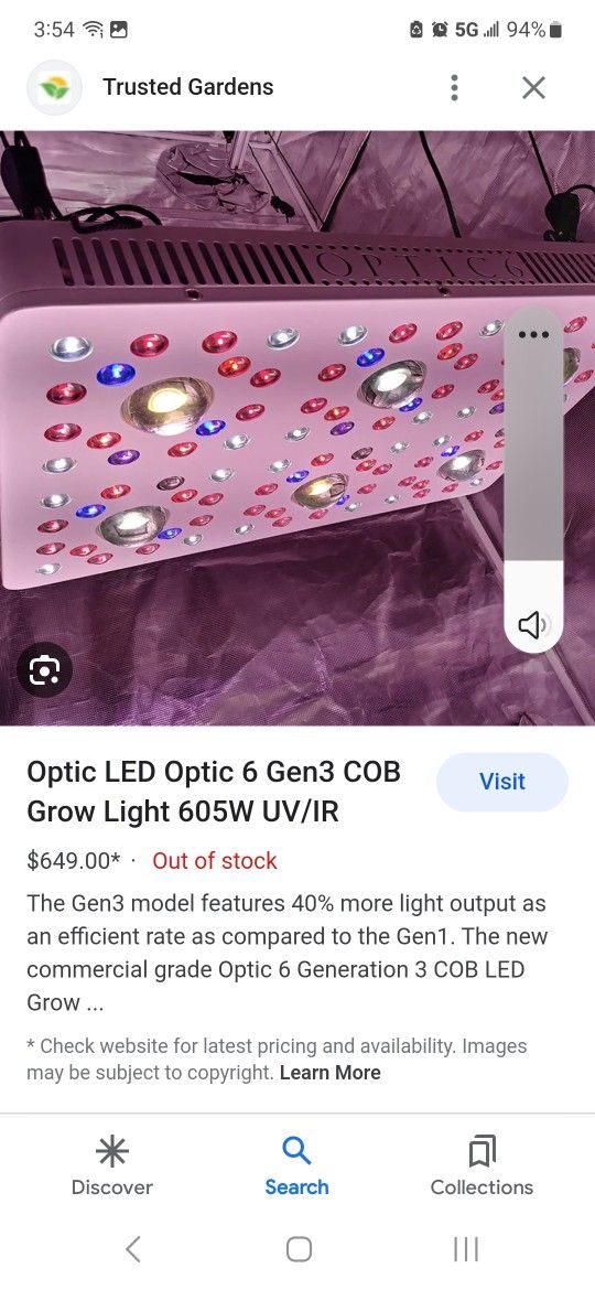 Optic 6 Led Grow Light