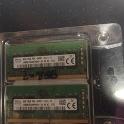 16GB (2x 8GB) DDR4 SoDimm Laptop RAM
