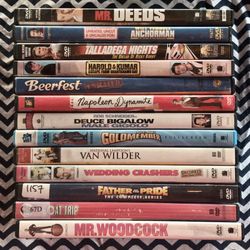 VARIOUS MOVIE DVDS