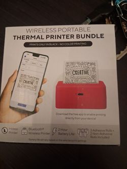 Wireless portable printer