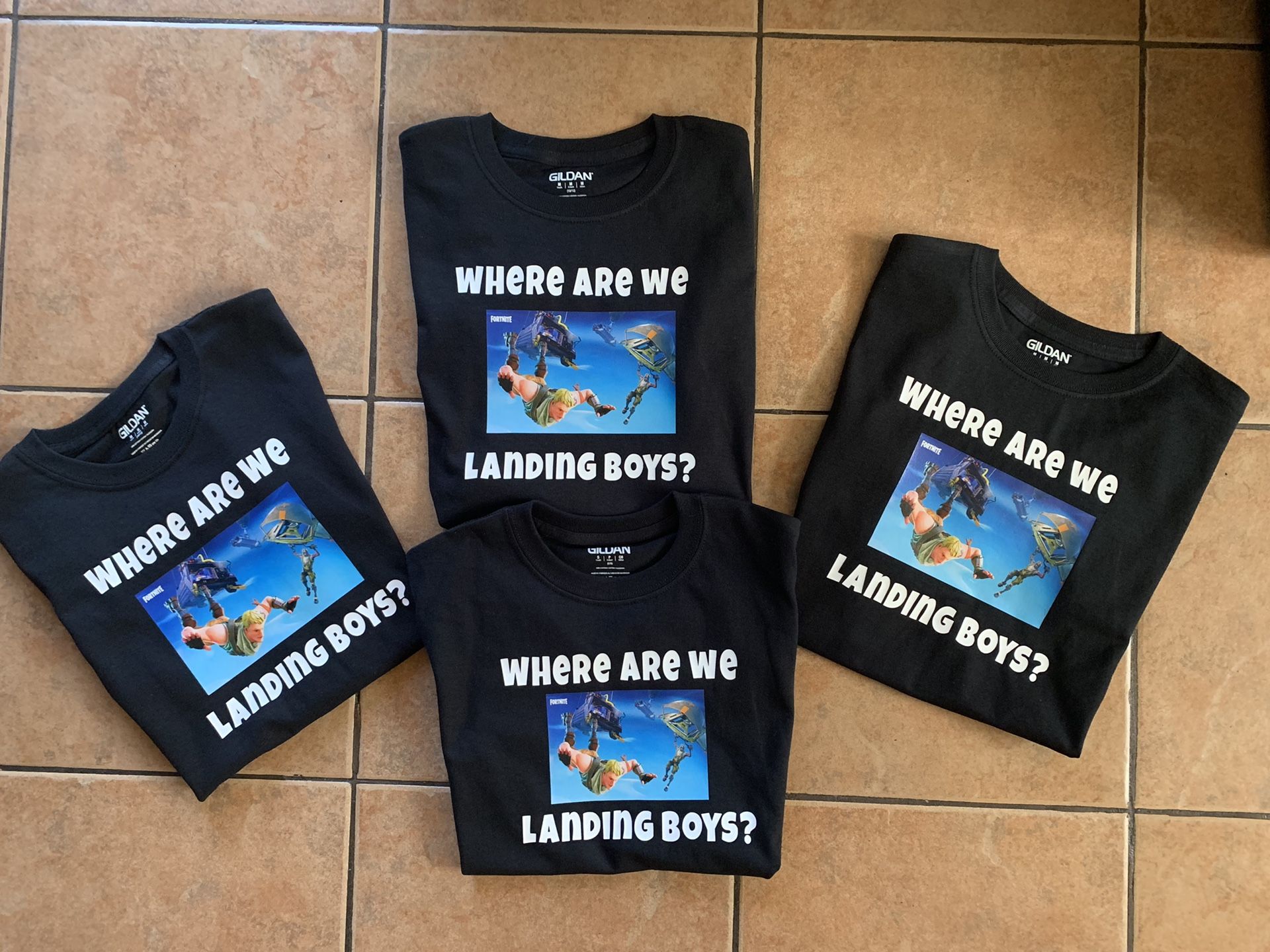 Customized Fortnite Birthday Shirts