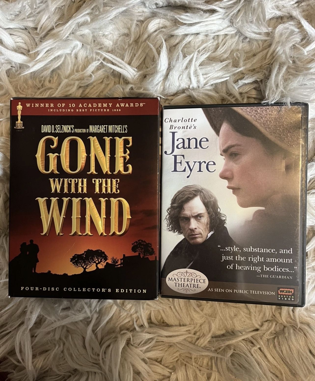 COLLECTORS SET Gone With The Wind 4 Disk & Jane Eyre
