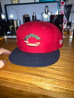 US flag Cincinnati Reds fitted 7 5/8