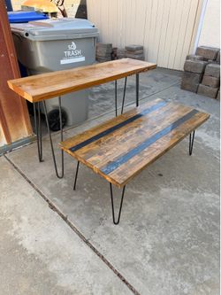 Custom wood/Steel tables