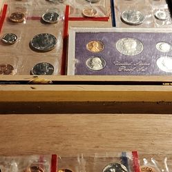 1984 Proof Set 1983,84,85 And 87 Uncirculated Still In Its Packaging