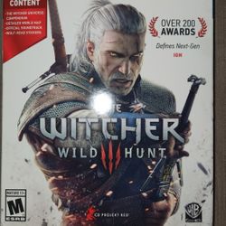 Playstation Ps4 Tyhe Witcher 3 Wild Hunt