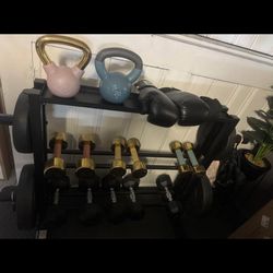 Weight Rack With Weights For Sale 