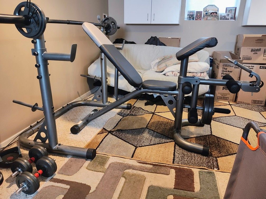 Weider Xrs 20 Weider Olympic Workout Bench With Squat Rack Weider - Main Image