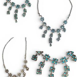 The Susan Caplan 1960s Trifari crystal necklace 