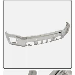 For GMC Sierra 15OO 2O14 TO 2O15 Chrome Front Bumper Face Bar W/ Sensor 