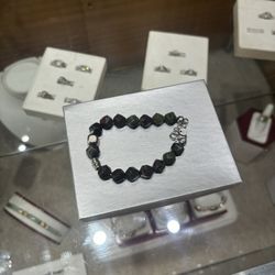 flex-Lock Bracelet Dragon Blood Jasper & Meteorite 