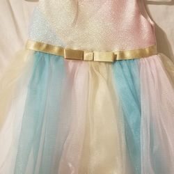 Multi Color Formal Infant Dress