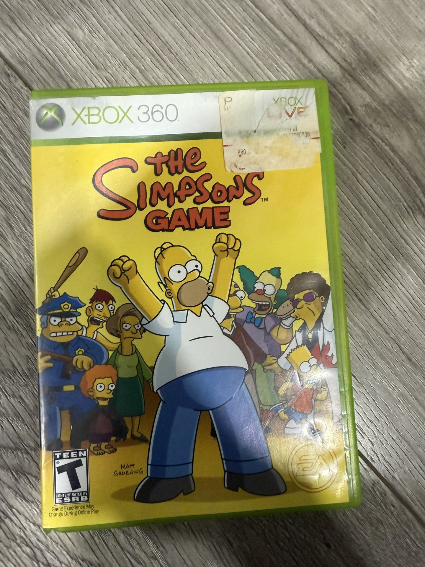 The Simpsons Game For Xbox 360