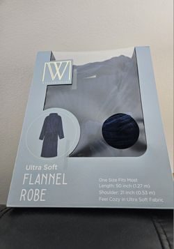 Comfy Flannel Robe