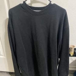 Black pro club crewneck