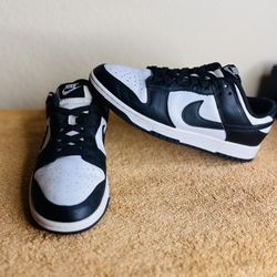 Nike Dunk Low Retro Panda Black/White Sneakers-Men's 10 DD1391-100
