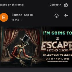 Escape Halloween Tickets