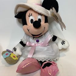 Disney Minnie Mouse June Birthstone Beanbag Plushie 